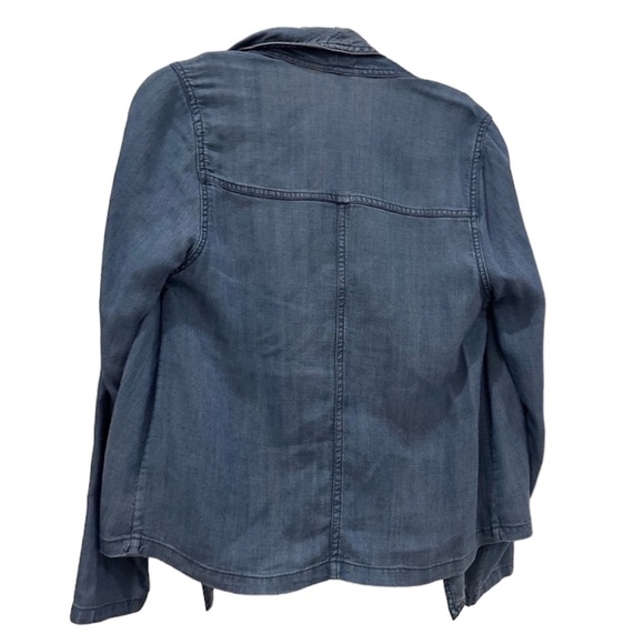 NWT 1250* Celsius denim style top / size S / Bobbles & Lace - Picture 5 of 5